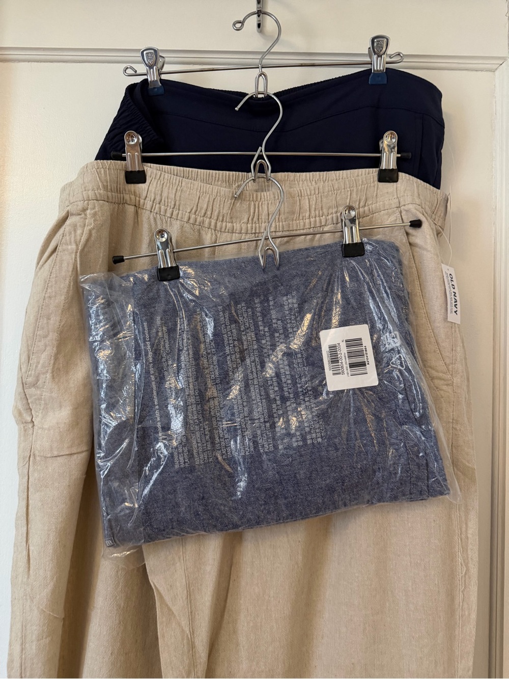 3 pair ALL NWT Old Navy wide leg pants with elastic/ drawstring: see description